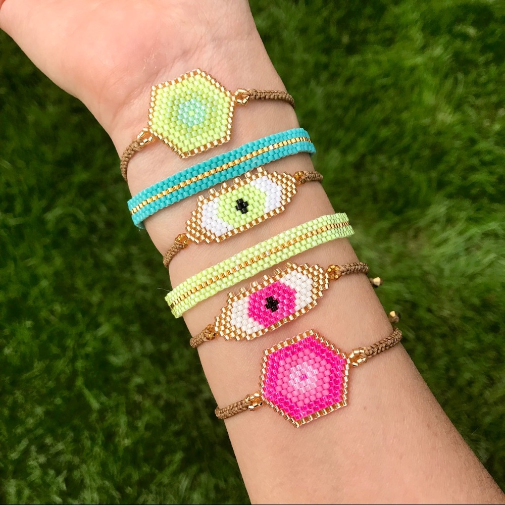 Handmade Neon Bracelet